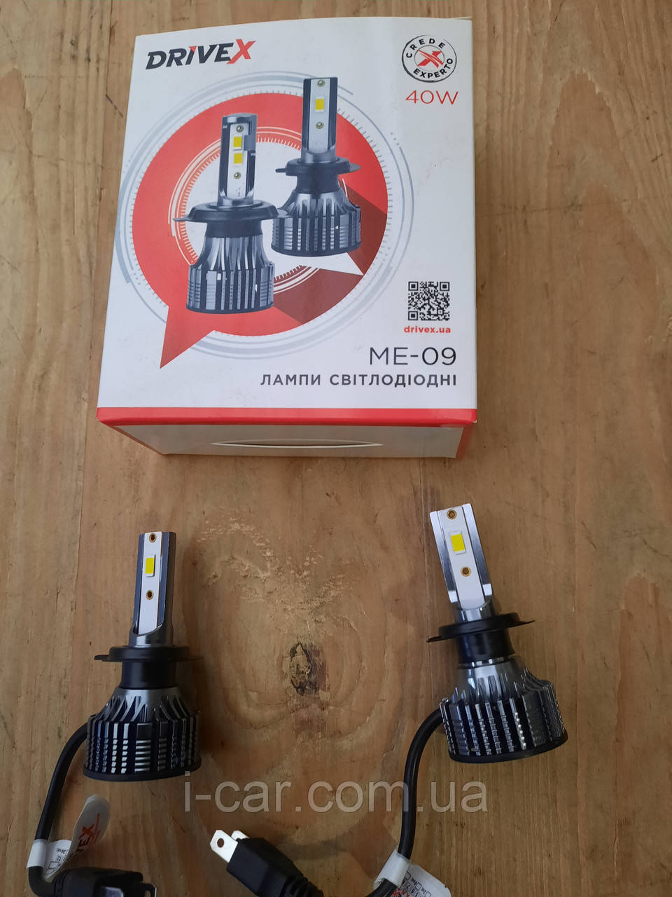 Світлодіодні лампи DriveX ME 09 H1,H7, H11', H27, HB4, HB3