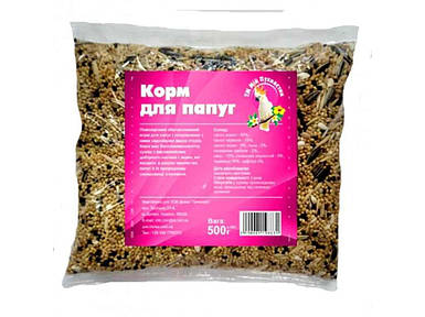 Корм для папуг 500г 98 831 ТМ МІЙ ПУСХНАСТИК FG