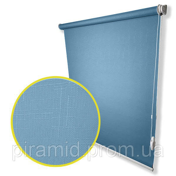 Рулонні штори MINI_Рим (блакитний) 60х160