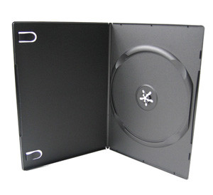 Бокс на 1 DVD диск 9/15мм. чорний матовий DVD box - фото 1 - id-p361938323