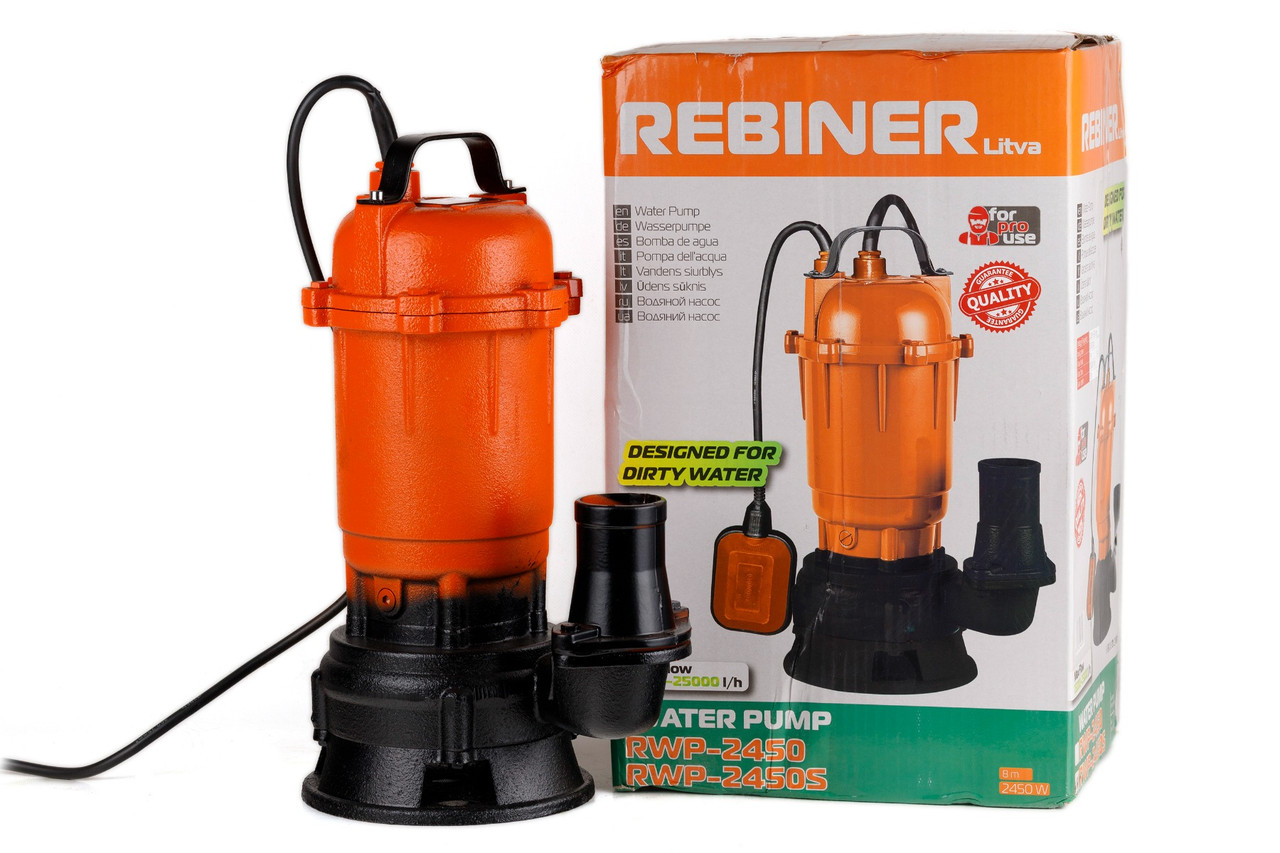 Фекальний насос Rebiner RWP-2450 (для брудної води)