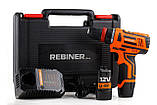 Шурупокрут акумуляторний Rebiner RAD-12LiSL DFR, фото 11