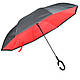 Вітрозахисна подвійна парасолька (Червон0-чорна) - фото 6 - id-p1293857395