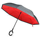 Вітрозахисна подвійна парасолька Wellamart, Червоний (Арт. 4687-2), фото 6