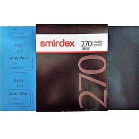 Абразивний водостійкий аркуш P180 на папері Smirdex 270 28×23см