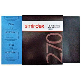 Абразивний водостійкий аркуш P150 на папері Smirdex 270 28×23см