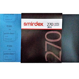 Абразивний водостійкий аркуш P280 на папері Smirdex 270 28×23см