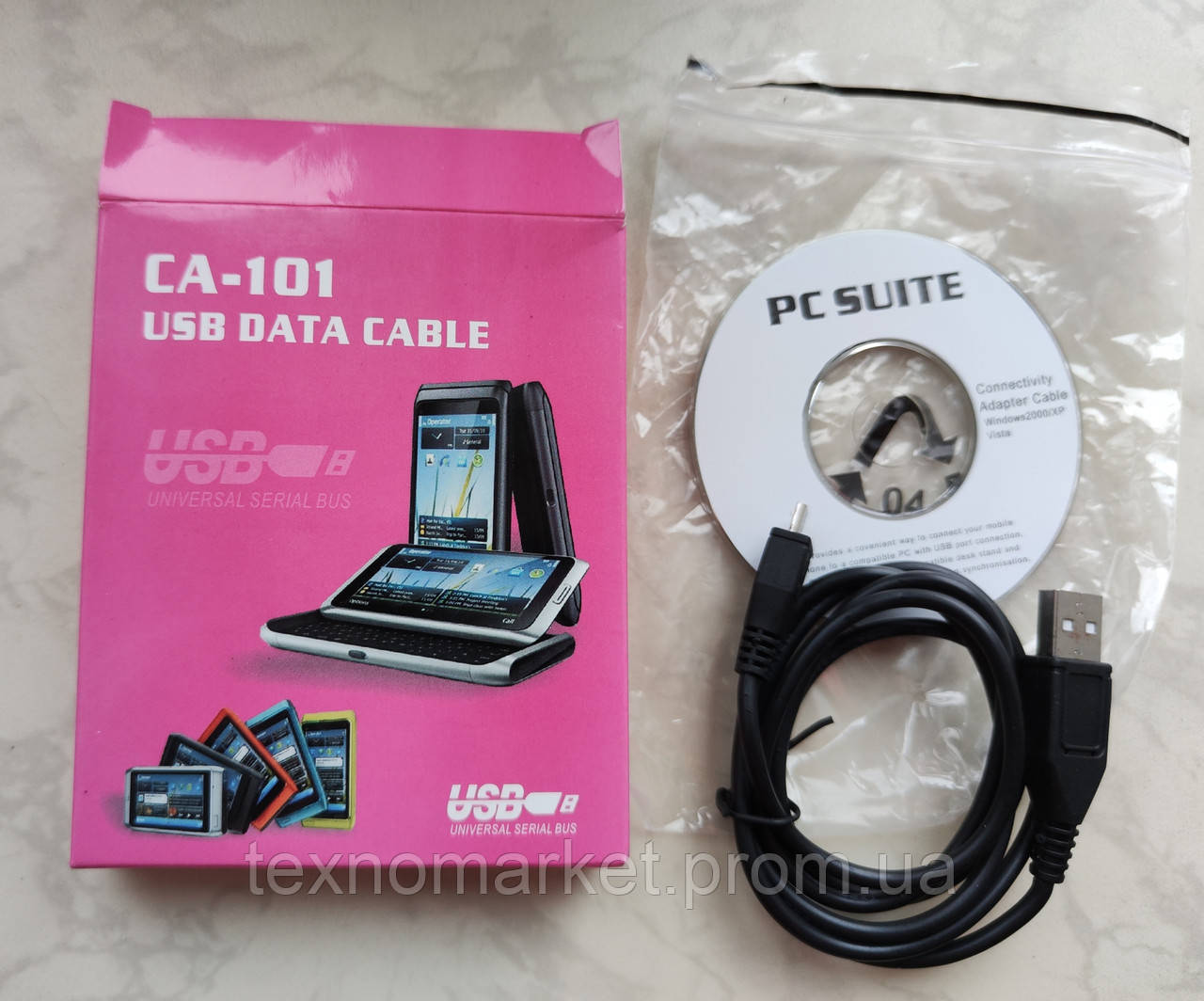 USB Data кабель Micro USB Nokia CA-101 - фото 1 - id-p2028216210