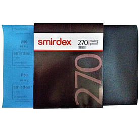 Абразивний водостійкий аркуш P80 на папері Smirdex 270 28×23см