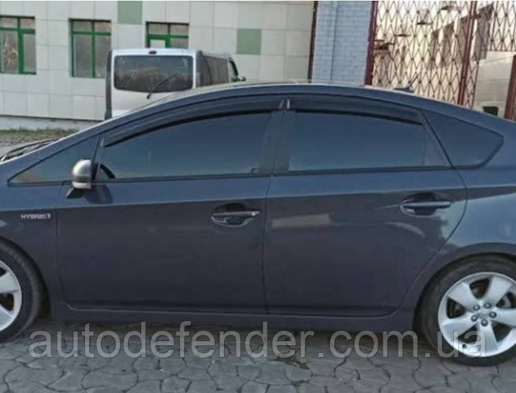 Дефлектори вікон (вітровики) Toyota Prius III 2009-2015, Autoclover - Cobra Tuning, T27209