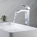 Змішувач для раковини високий GAPPO G1007-81, хром, фото 5