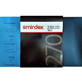 Абразивний водостійкий аркуш P500 на папері Smirdex 270 28×23см