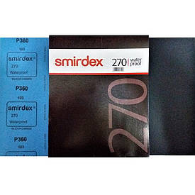 Абразивний водостійкий аркуш P360 на папері Smirdex 270 28×23см