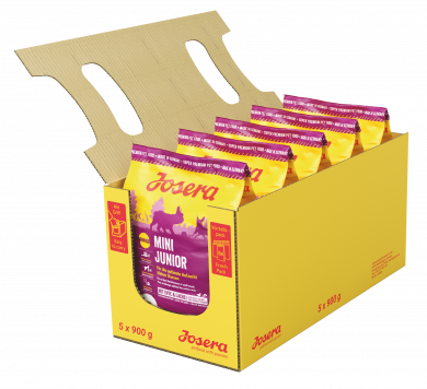 Сухий корм Josera Mini Junior для цуценят дрібних порід віком від 3 тижнів 5*900г (4.5 кг), фото 1