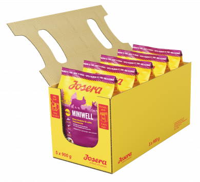 Сухий корм Josera Miniwell для дорослих собак дрібних порід 5*900г (4.5 кг), фото 1
