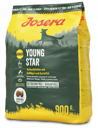 Сухий корм Josera Young Star для цуценят віком від 8 тижнів 900 г, фото 1