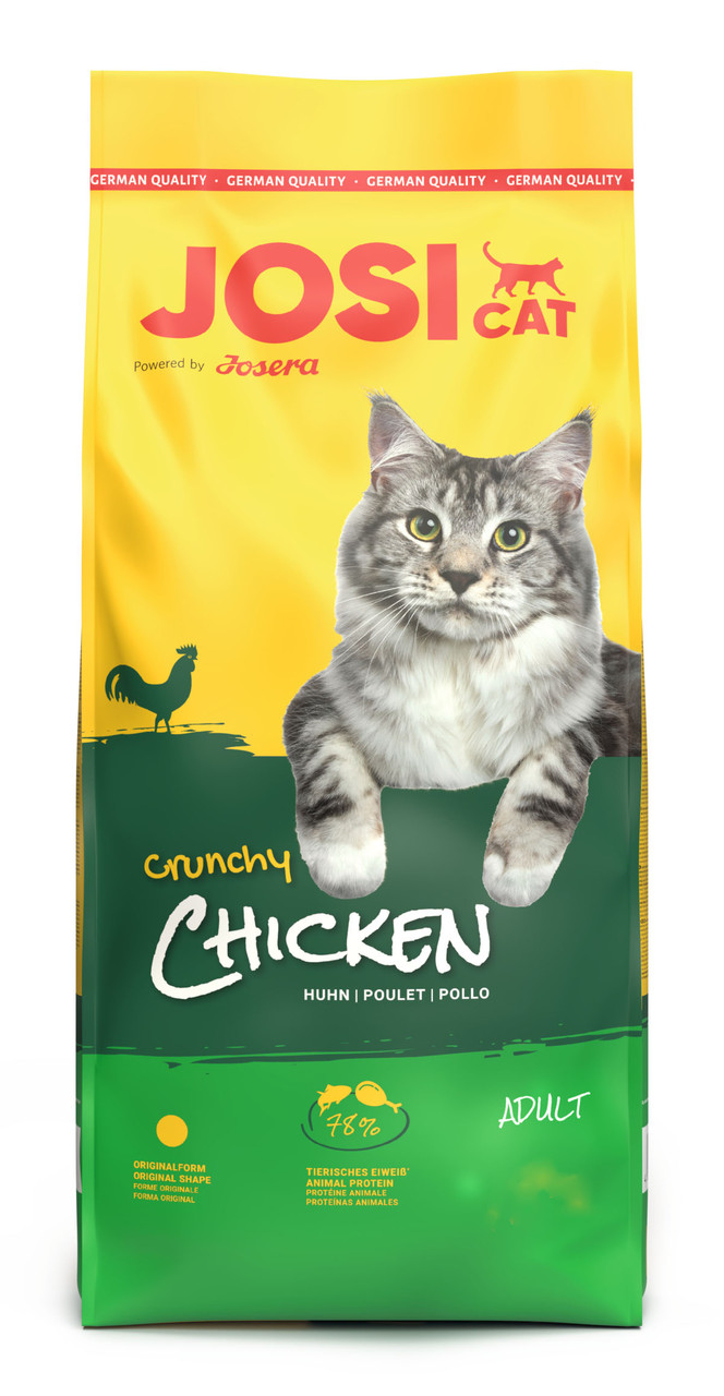 Josera JosiCat Crunchy Crunchy Chicken з птахом для дорослих кішок 10 кг