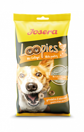 Josera Dog Loopies Geflugel Ласощі для собак Лупіс з домашньою птицею 150 г, фото 1