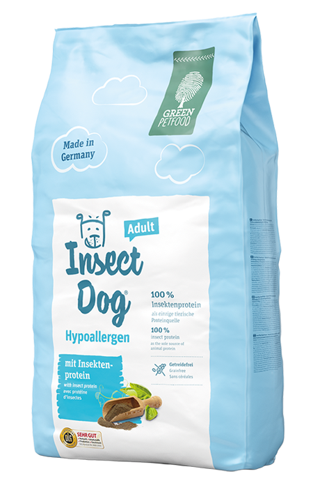 Сухий корм Green Petfood InsectDog Hypoallergen Adult гіпоалергенний для собак з протеїном комах 10 кг