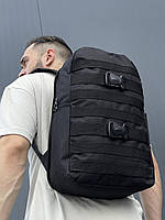 Рюкзак мужской Wellberry Fazan V2 черный, городской рюкзак, спортивный рюкзак для мужчин, прочный рюкзак DAYK