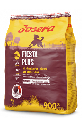 Сухий Корм Josera Fiesta Plus для собак зі смачним соусом та додатковими крокетами Booster Chips 900 г, фото 1