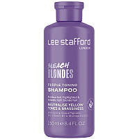 Тонуючий шампунь для освітленого волосся Lee Stafford Bleach Blondes Purple Toning Shampoo 250 мл