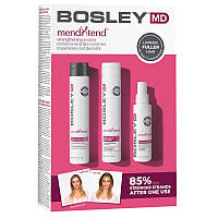 Набір для зміцнення та живлення волосся Bosley Mendxtend (Шампунь 150 мл, кондиціонер 150 мл, догляд 100 мл)