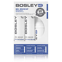 Набір для стоншеного нефарбованого волосся Bosley BOS Revive Kit (Шампунь 150 мл, кондиціонер 150 мл, догляд 100 мл)