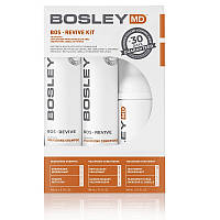 Набір для стоншеного нефарбованого волосся Bosley BOS Revive Kit (Шампунь 150 мл, кондиционер 150 мл, уход 100 мл)