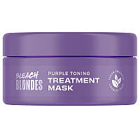 Маска для нейтрализации желтизны осветленных волос Lee Stafford Bleach Blondes Purple Toning Treatment Mask