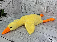 Игрушка плед подушка 3 в 1 гусь, мягкая игрушка-одеяло, игрушка с пледом в середине, игрушка трансформер Желтый