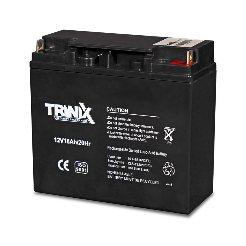 Аккумулятор 12В 18Ач Trinix 12V18Ah/20Hr АКБ 12v 18ah для ИБП, UPS, ББП ...