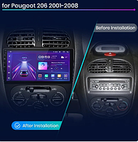 Junsun 4G Android магнітолу для Peugeot 206 2001 — 2008