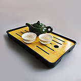 Мініатюрна пластикова чабань (Чайна дошка) 32 см * 18 см, фото 3