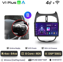 Junsun 4G Android магнітола для Peugeot 206 2001 - 2008 4ГБ+64 тип В