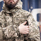 Зимовий комплект 2в1: Зимовий бушлат піксель ЗСУ з подвійним замком + Штани зимові тактичні на флісі GRIFON, фото 6