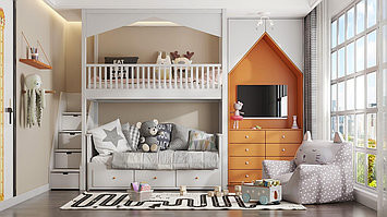 Меблі для дитячих кімнат: ідеї оформлення та аксесуари