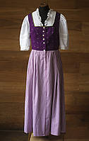 Фиолетовый винтажный баварский женский сарафан меди Hammerschmid, размер 3XL, 4XL