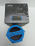 Переносна акумуляторна bluetooth колонка VOV-S11BK із флешкою, фото 3