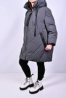 Теплая зимняя женская куртка Большие размеры