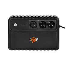 Лінійно-інтерактивне ДБЖ LogicPower LP-600VA-3PS 16158