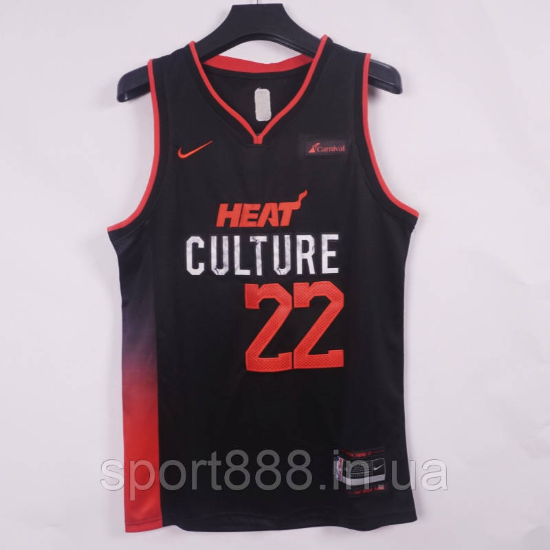 Чорна баскетбольна майка Батлер 22 Маямі JIMMY BUTLER NIKE HEAT CULTURE SWINGMAN JERSEY 2023-24