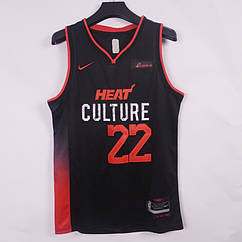 Чорна баскетбольна майка Батлер 22 Маямі JIMMY BUTLER NIKE HEAT CULTURE SWINGMAN JERSEY 2023-24