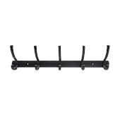 Вішалка на 5 гачків MVM Чорна (HA-03/5 BLACK)