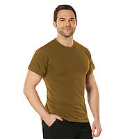 Футболка мужская Solid Color 100% Cotton T-Shirt цвет койот Rotcho USA