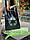 Пакет майка 40(2х9)х69, LDPE recycled,51мкм,чорний, LOVE UA, 50 штук, фото 4