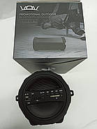 Переносна акумуляторна bluetooth колонка VOV-S11BK із флешкою, фото 4