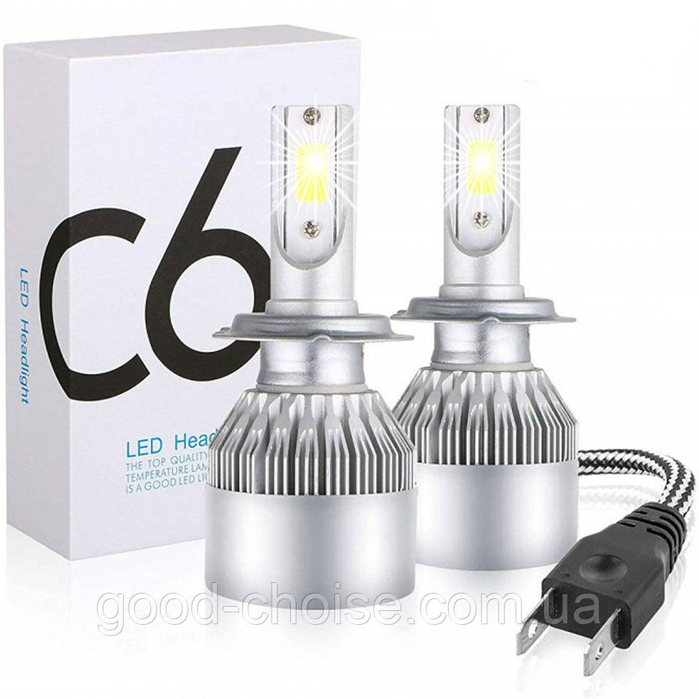 C6-H7, Автомобільні LED лампи 2шт, 36W / Світлодіодні автолампи / Комплект LED ламп для авто, фото 1