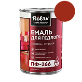 Емаль алкідна для підлоги Rolax ПФ-266 червоно-коричнева 0.9 кг