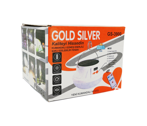 Лампа для кемпинга Gold Silver GS-3900, 6000mAh - фото 4 - id-p2027528978